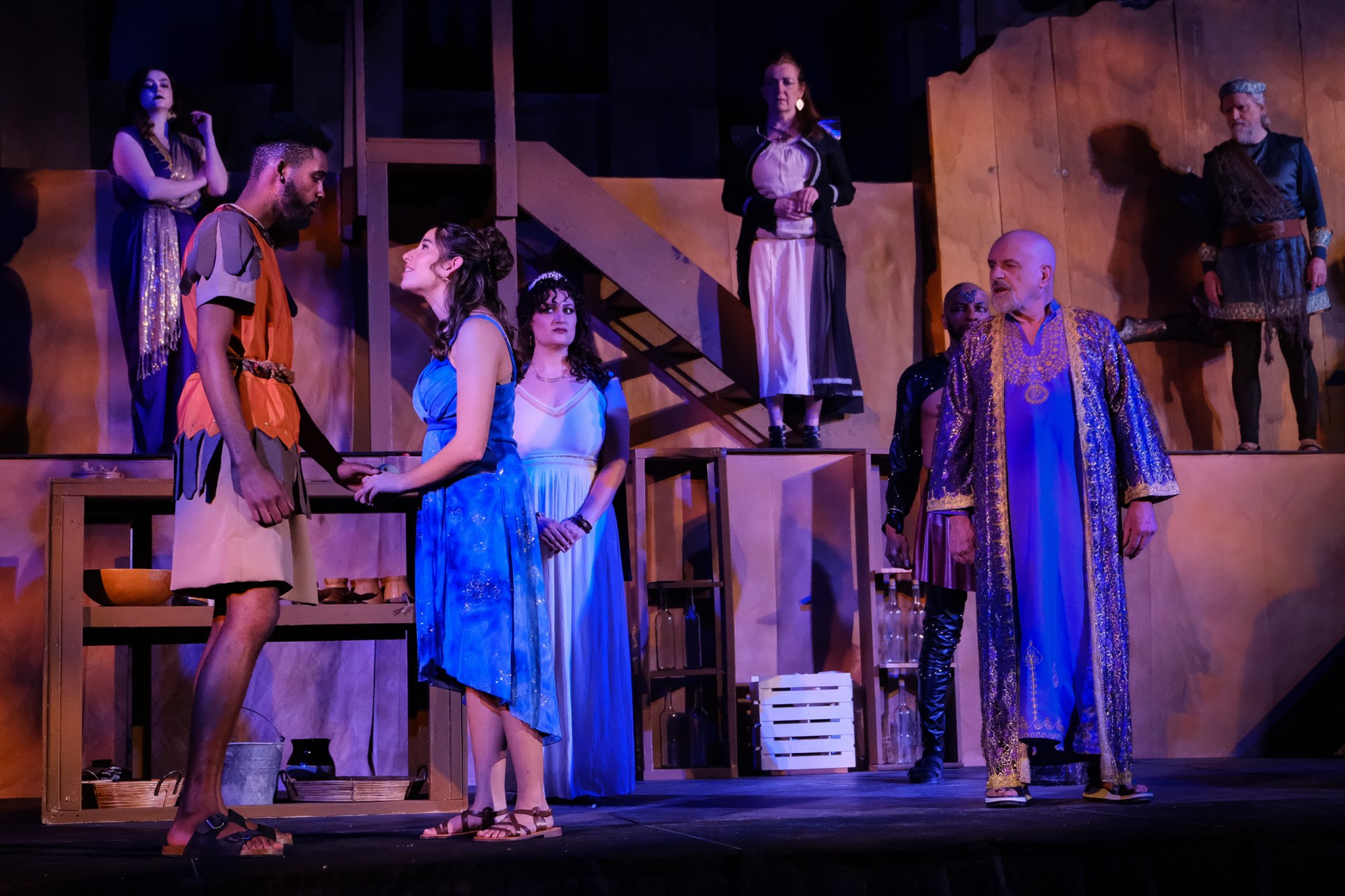 Photo of Grapevine Theatre's onstage production of 'Harmonia.'