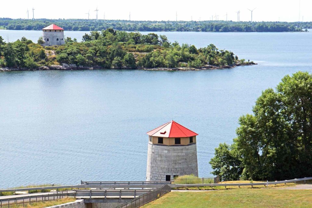 Image of Cedar Island off the coast of Kingston, Ontario.