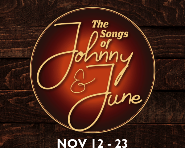 Poster for 'The Songs of Johnny & June' at Thousand Islands Playhouse. The title and dates are noted.