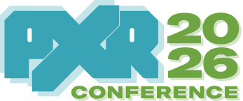 Poster for 'PXR2026 Conference'. Poster contains text and an empty background.