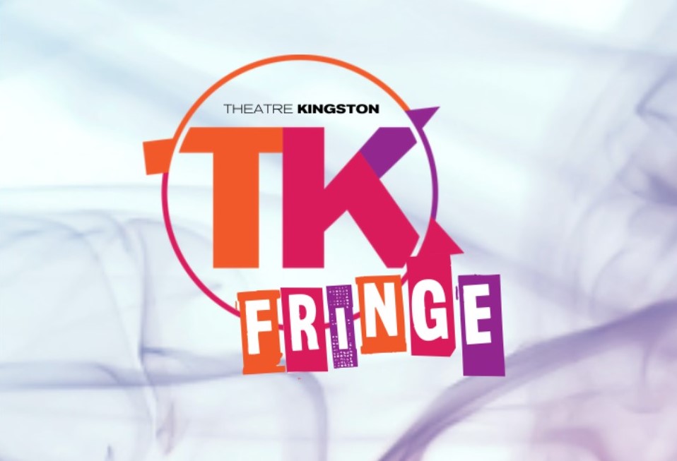 TK Fringe Logo on tie-dye backgroun